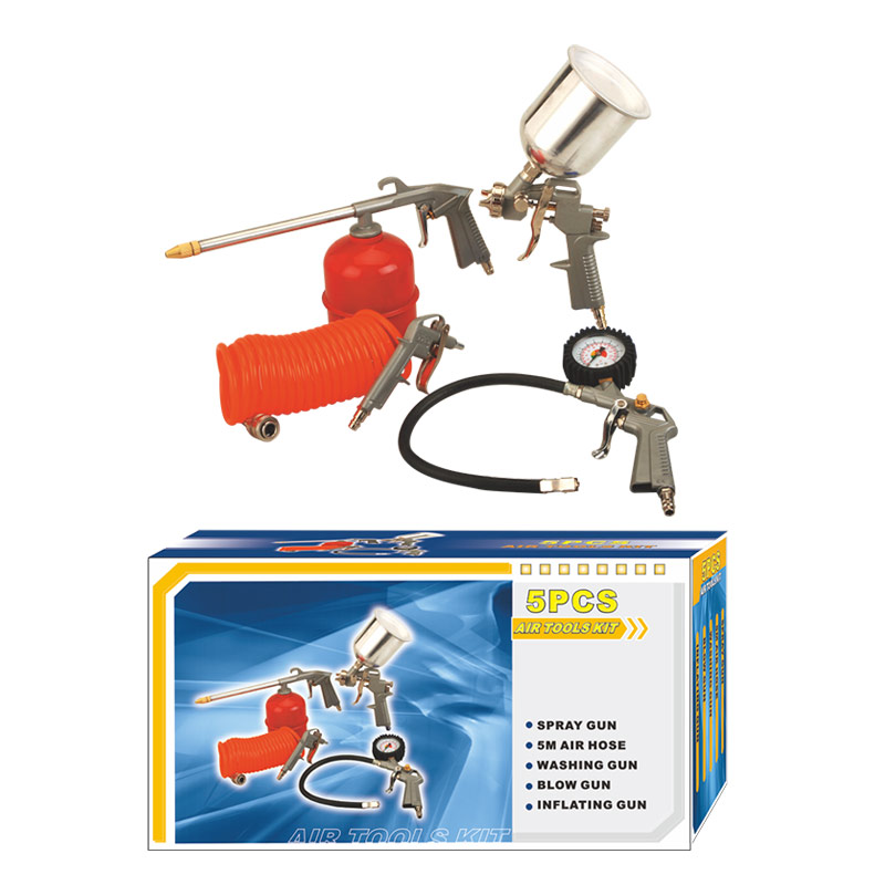 5pcs Spray Painting Gun Air Tools Kits