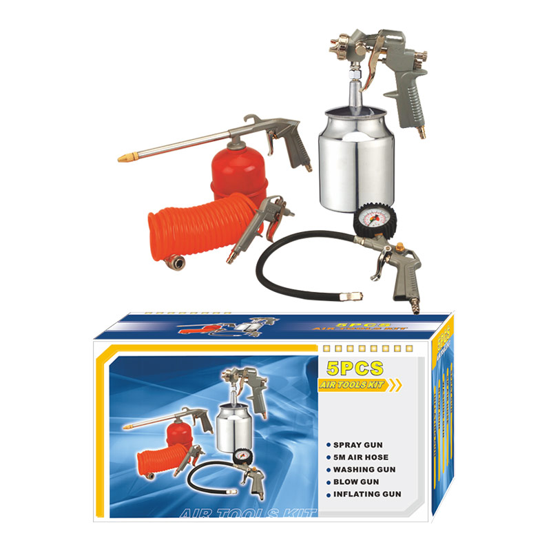 5pcs Suction Spary Gun Air Tools Kits