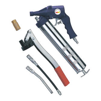 Air Grease Gun Set With 4 Pc Accessories